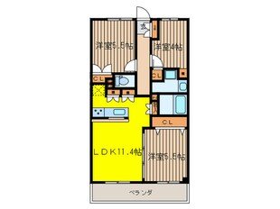 桜上水ハイム(502)の物件間取画像